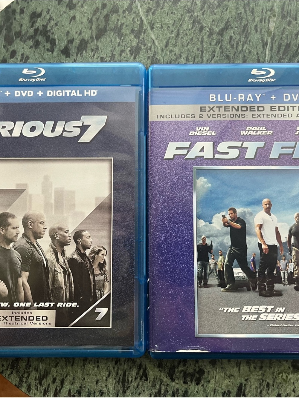 Fast & Furious Blu-ray - Blue Case